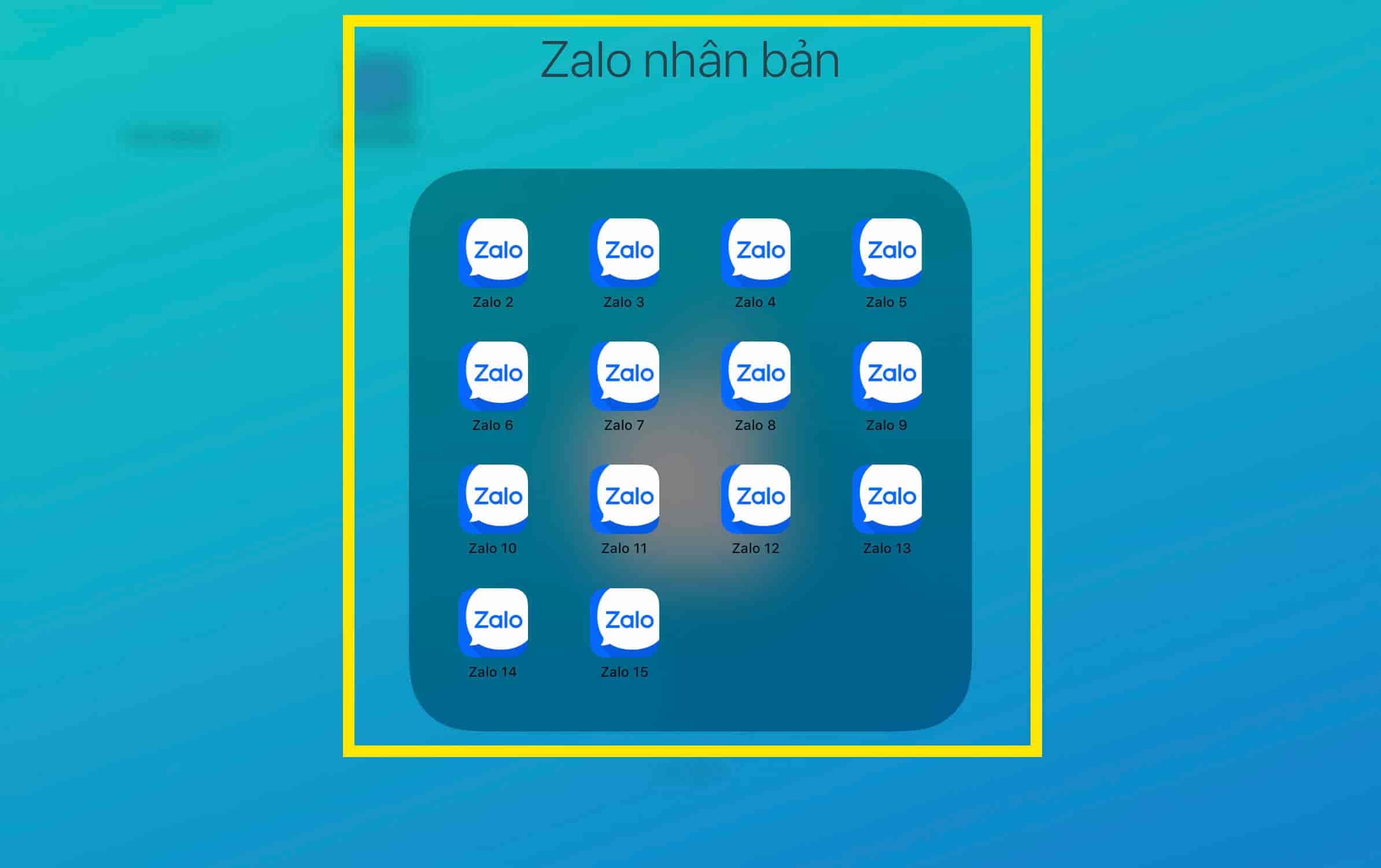 Cài Zalo 2 iOS
